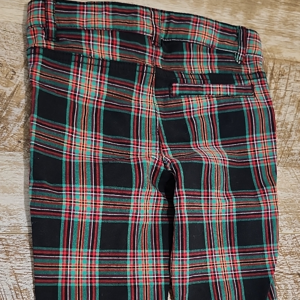Cat & Jack Red and Black Formal Pants - Picture 7 of 9